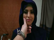 Stunning Arab Girl In Beautiful Blue Veil